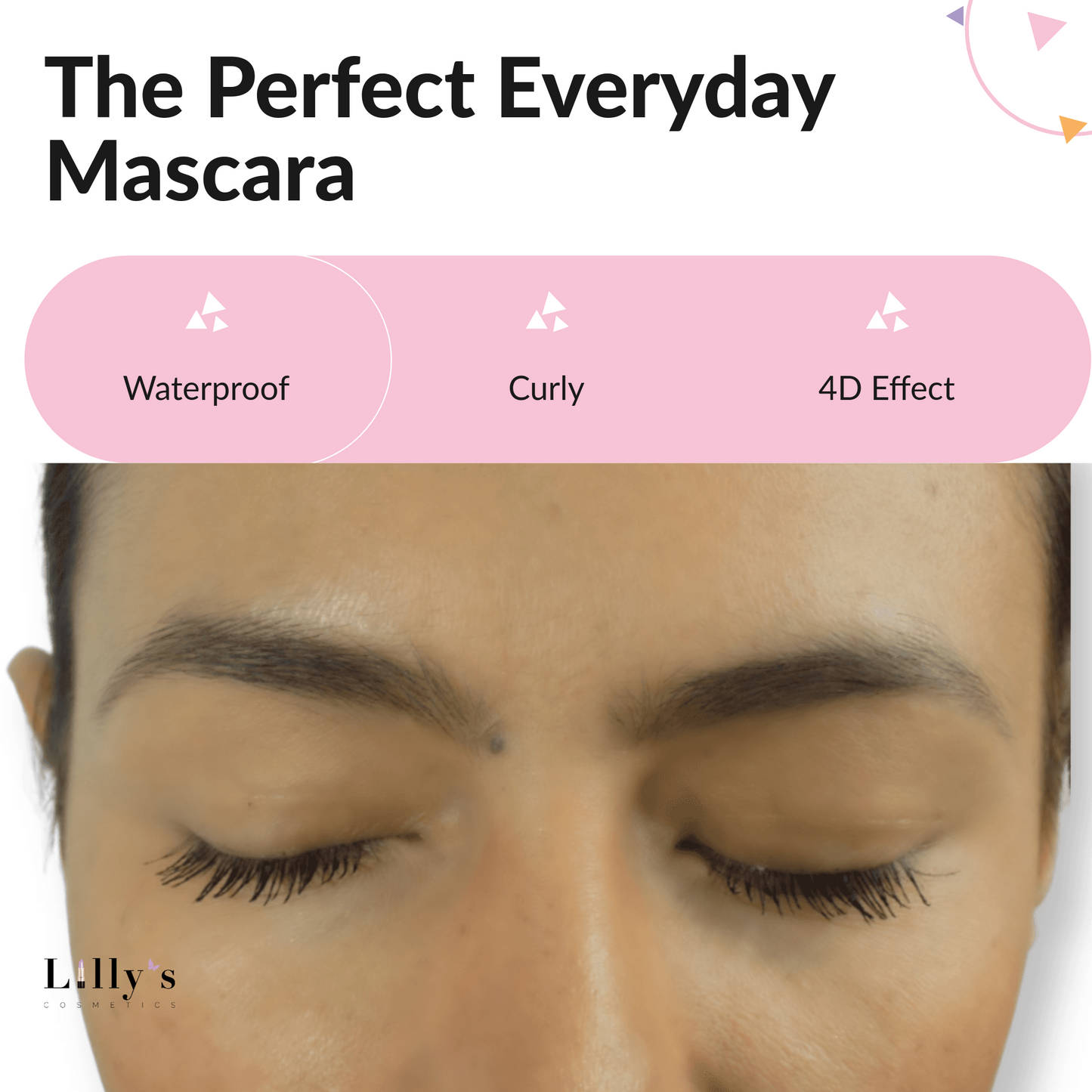 4D Silk Fiber Lash Mascara, Waterproof & Sweatproof, 24hrs Long Lasting, Thickening & Lengthening