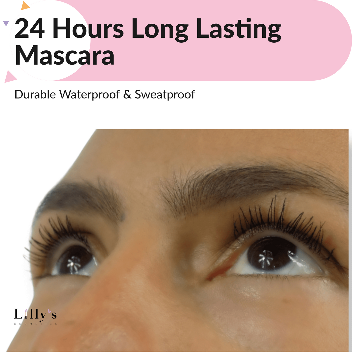 4D Silk Fiber Lash Mascara, Waterproof & Sweatproof, 24hrs Long Lasting, Thickening & Lengthening