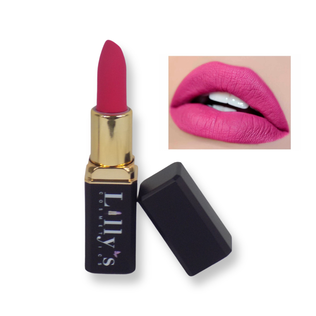 Waterproof, Long Lasting, Kiss-proof, Matte, Vegan Lipstick - Pink Fun