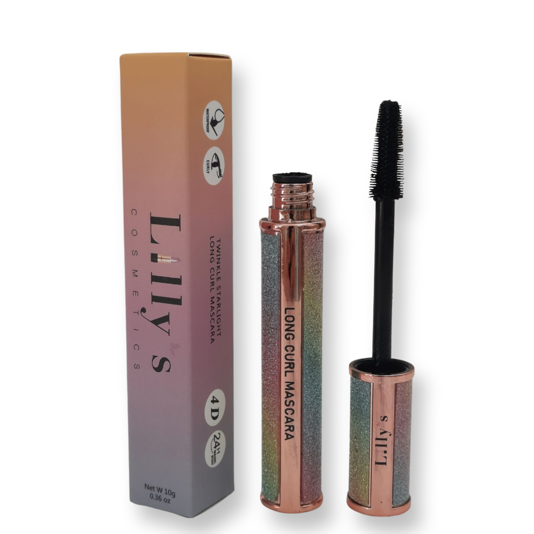 4D Silk Fiber Lash Mascara, Waterproof & Sweatproof, 24hrs Long Lasting, Thickening & Lengthening